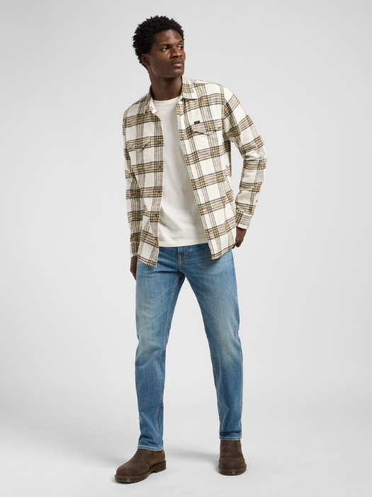 Lee Мужские Джинсы Светло-Синие RIDER Slim Straight [1]