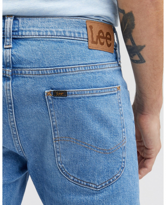 Lee Мужские Джинсы Синие LUKE Slim Tapered [4]