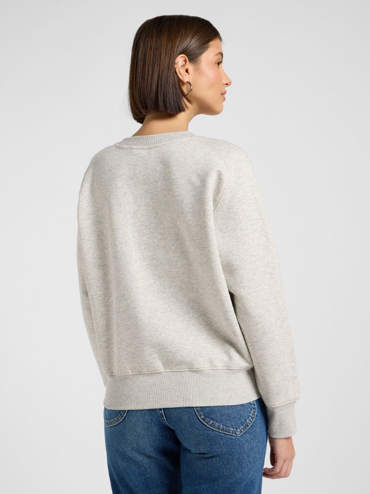 Lee Bluza Gri Melanj Relaxed Femei [3]