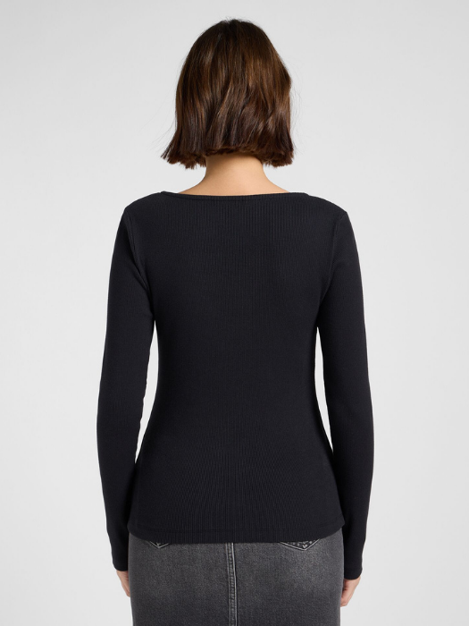 Lee Bluza Neagra Slim Femei [5]