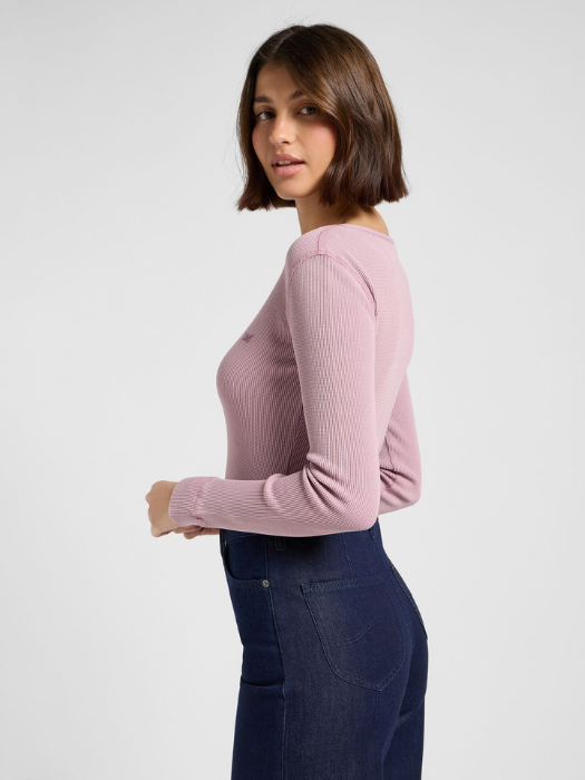 Lee Bluza Roz Deschis Slim Femei [4]