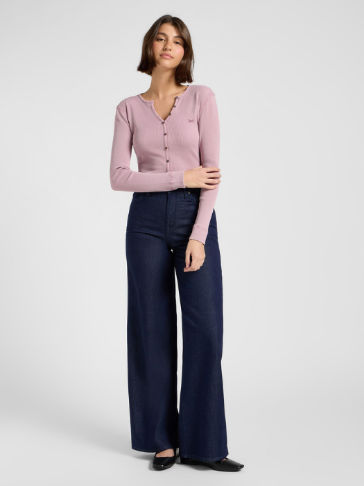 Lee Bluza Roz Deschis Slim Femei [1]