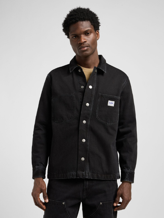 Lee Camasa Neagra Relaxed Barbati [2]