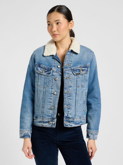 Lee Geaca Blue Regular Femei [2]