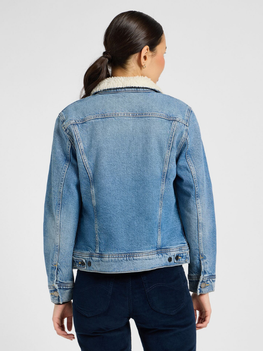 Lee Geaca Blue Regular Femei [5]