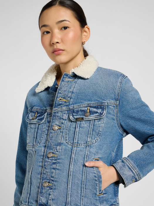 Lee Geaca Blue Regular Femei [4]