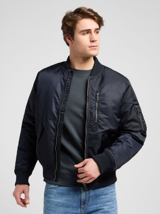 Lee Geaca Neagra Relaxed Barbati [4]