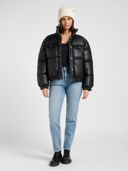 Lee Geaca Neagra Relaxed Femei [1]