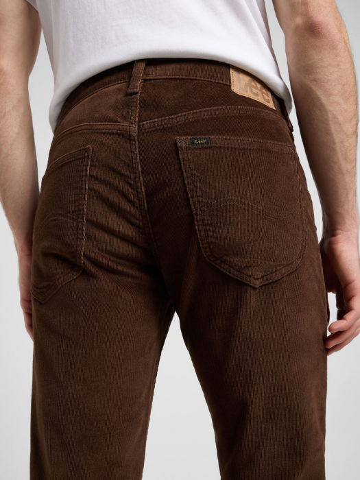 Lee Pantaloni Maro Inchis Regular Straight Barbati [4]