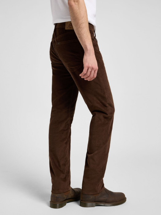 Lee Pantaloni Maro Inchis Regular Straight Barbati [2]