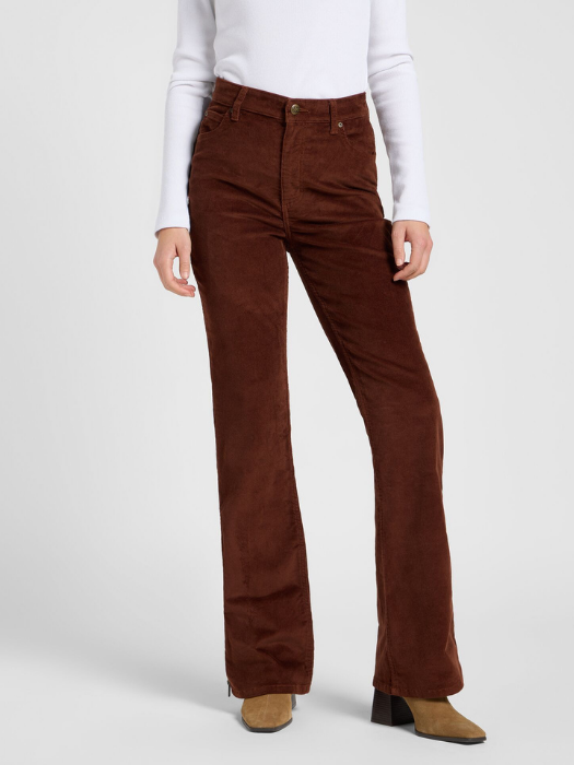 Lee Pantaloni Maro Bootcut Femei [3]