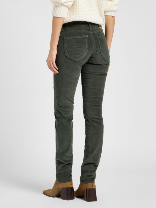 Lee Pantaloni Haki Classic Straight Femei [4]
