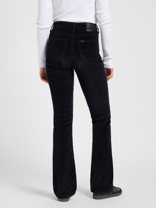 Lee Pantaloni Negri Bootcut Femei [4]