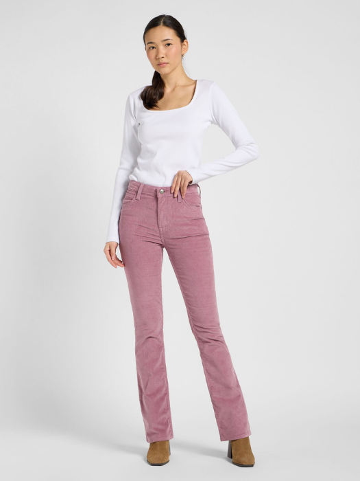 Lee Pantaloni Roz Bootcut Femei [1]
