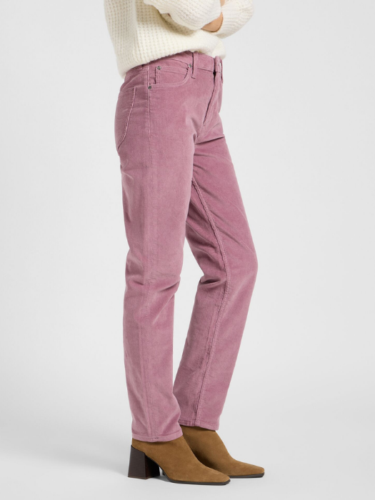 Lee Pantaloni Roz Deschis Regular Straight Femei [3]