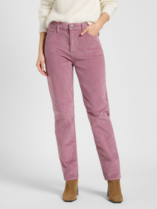 Lee Pantaloni Roz Deschis Regular Straight Femei [2]