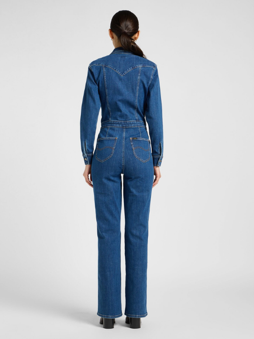 Lee Salopeta-Pantaloni Navy Slim Femei [6]