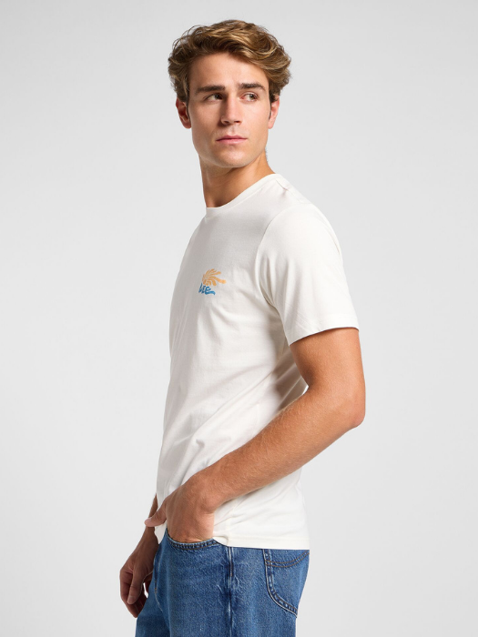Lee Tricou Alb Regular Barbati [3]