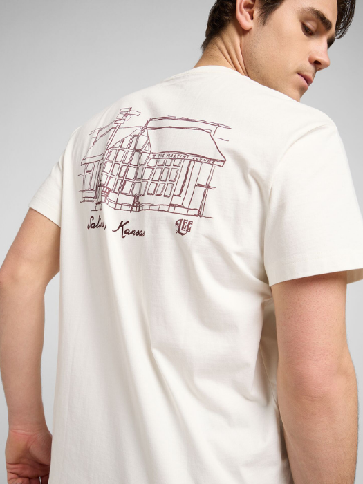 Lee Tricou Alb Relaxed Barbati [5]