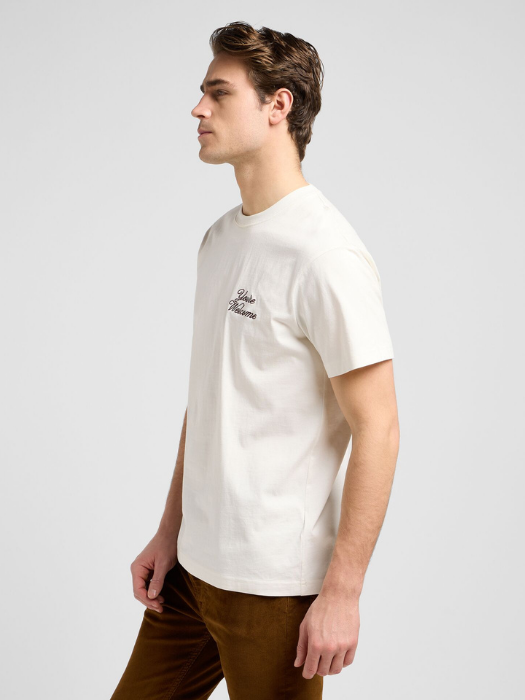 Lee Tricou Alb Relaxed Barbati [3]