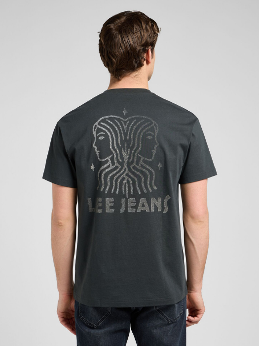 Lee Tricou Antracit Relaxed Barbati [5]