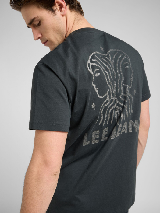 Lee Tricou Antracit Relaxed Barbati [4]