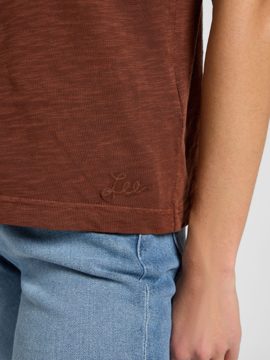 Lee Tricou Maro Inchis Regular Femei [5]