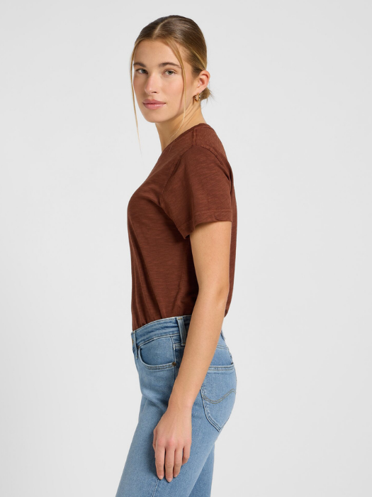Lee Tricou Maro Inchis Regular Femei [3]