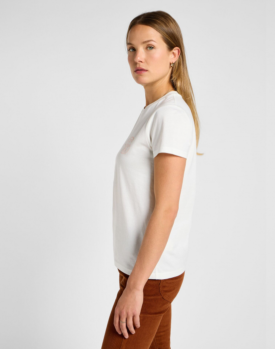 Lee Tricou Regular Ecru Femei [3]