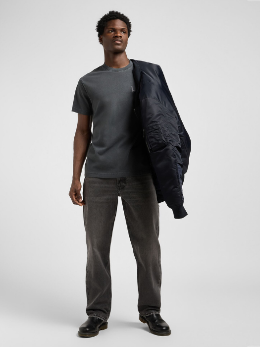 Lee Tricou Gri Inchis Relaxed Barbati [5]