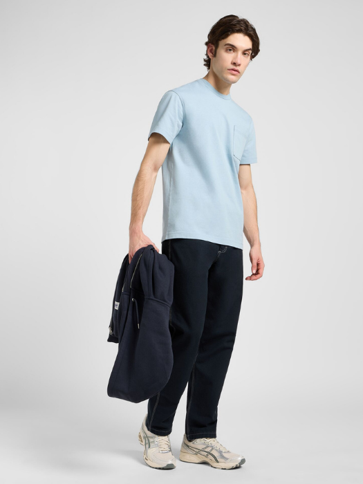 Lee Tricou Mavi Relaxed Barbati [1]