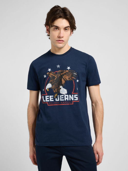 Lee Tricou Navy Regular Barbati [1]