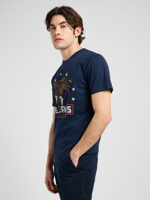 Lee Tricou Navy Regular Barbati [2]
