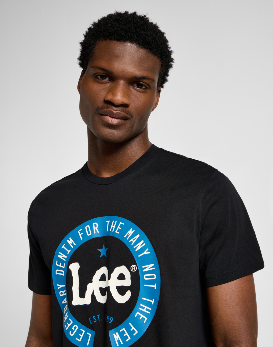Lee Tricou Regular Negru Barbati [5]
