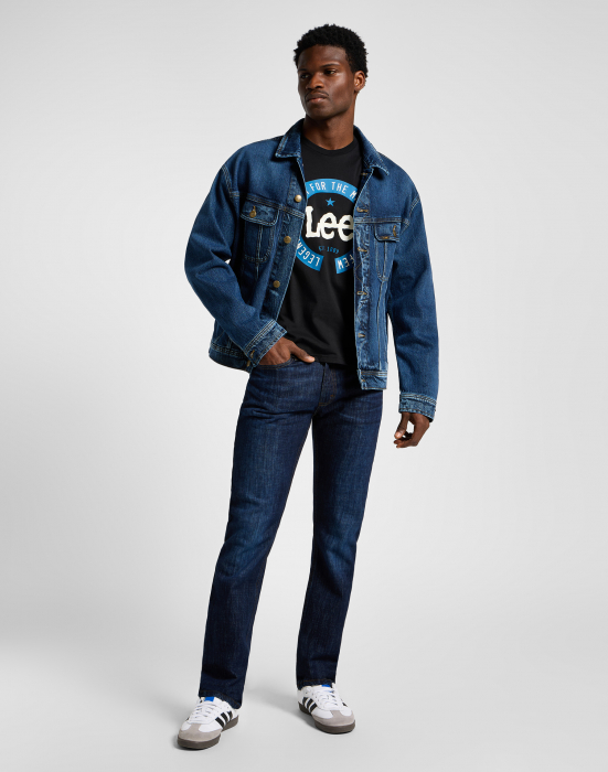 Lee Tricou Regular Negru Barbati [3]