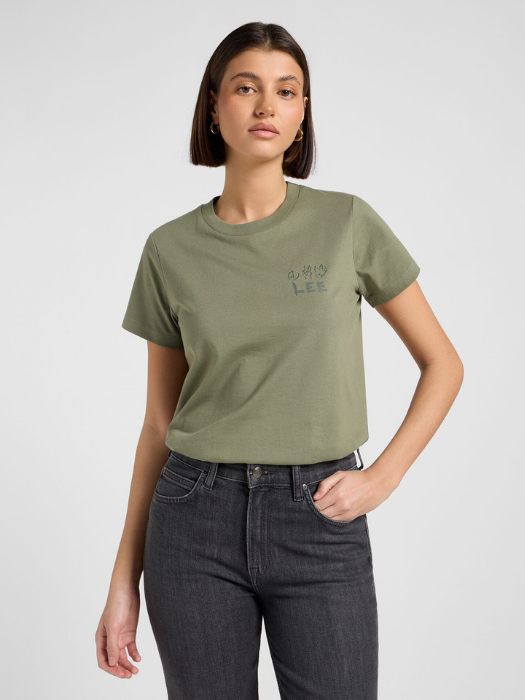 Lee Футболка Olive Regular [2]