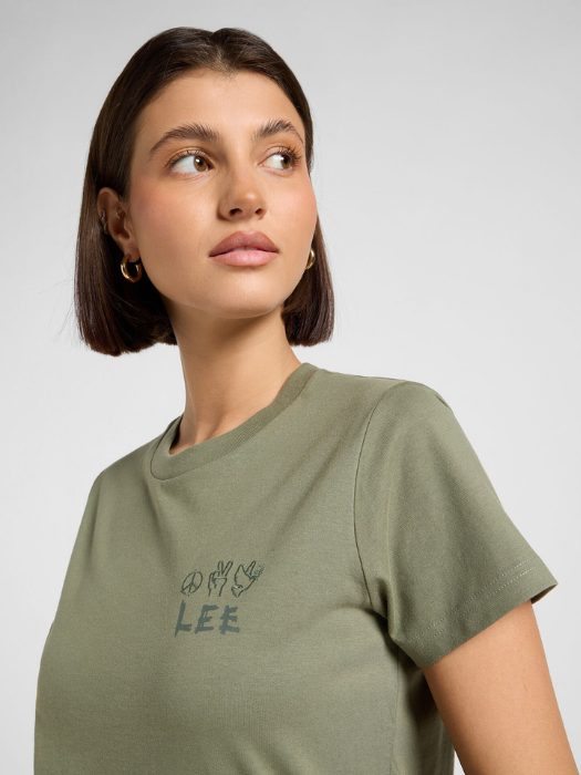 Lee Футболка Olive Regular [5]