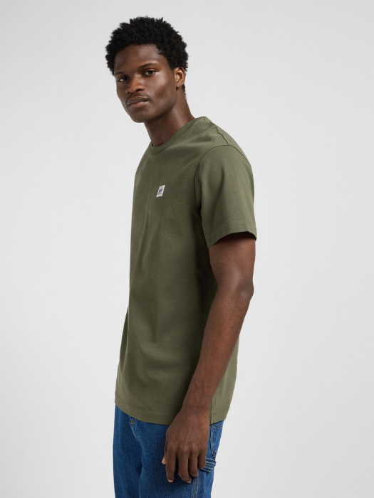 Lee Tricou Verde Masliniu Relaxed Barbati [3]