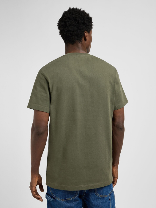 Lee Tricou Verde Masliniu Relaxed Barbati [4]