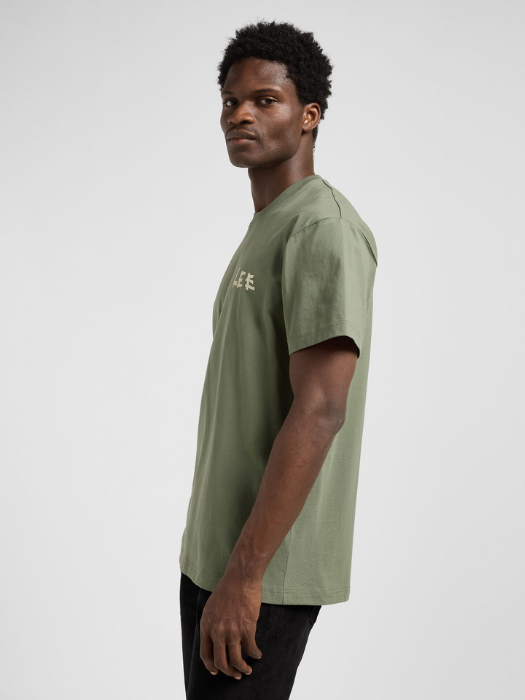 Lee Tricou Haki Relaxed Barbati [2]