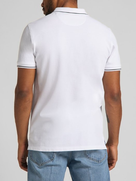 Lee Tricou Polo Alb Regular Barbati [2]