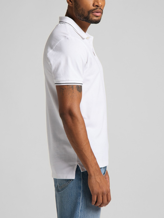 Lee Tricou Polo Alb Regular Barbati [3]