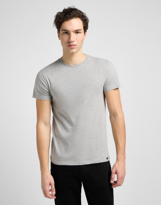 Lee Tricou (Set) Gri Deschis  Barbati [1]