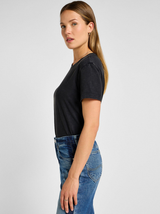 Lee Tricou Regular Unionall Black Femei [4]