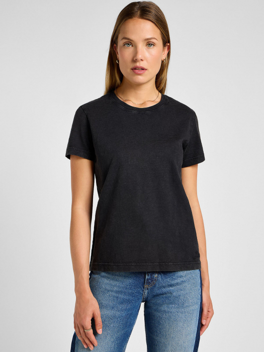 Lee Tricou Regular Unionall Black Femei [1]