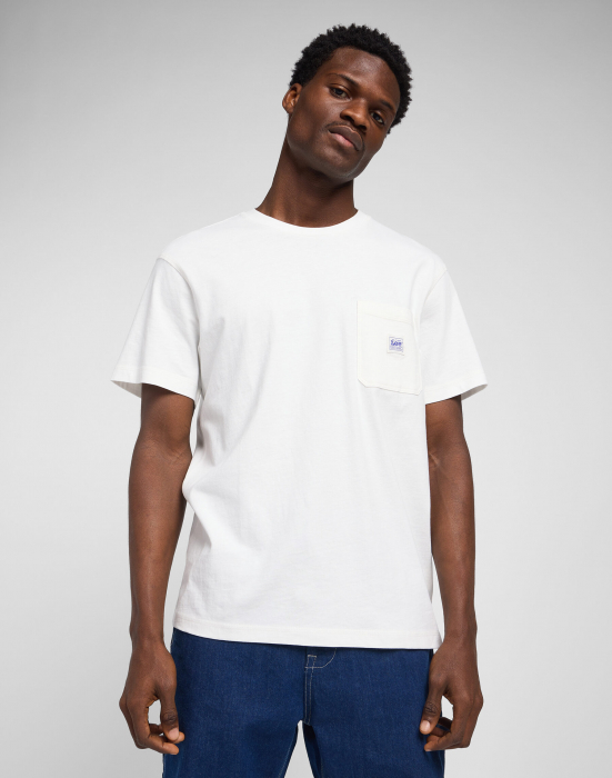 Lee Tricou Relaxed White Barbati [4]