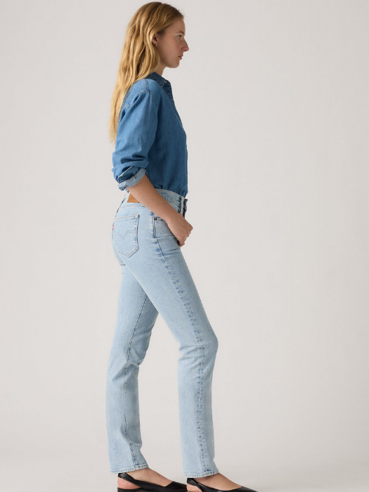 Levi's Blugi Albastri Deschisi 724 Straight Femei [2]