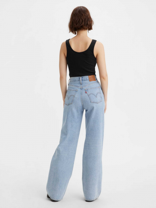Levi's Женские Джинсы Светло-Синие Ribcage Wide Leg Wide Leg [2]