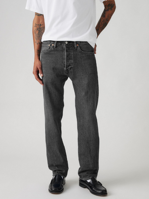 Levi's Мужские Джинсы Тёмные Серые 501 Regular [5]