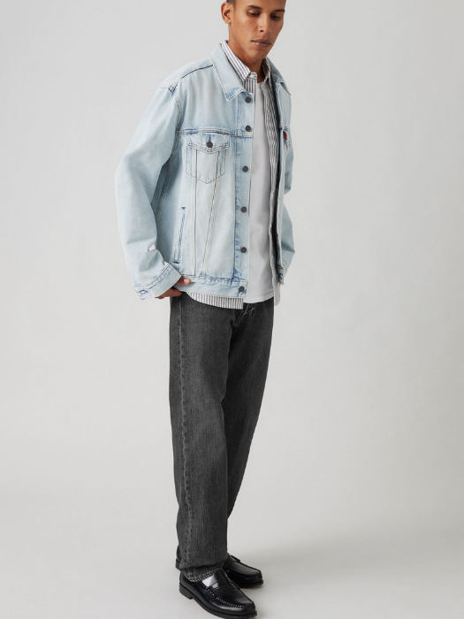 Levi's Мужские Джинсы Тёмные Серые 501 Regular [4]